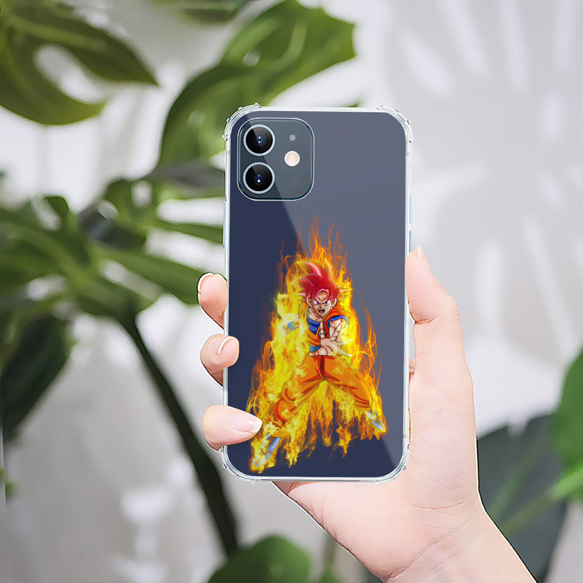 （画像用） ドラゴンボール 孫悟空（そん ごくう）Son Goku カカロット DRAGON BALL Kakarotto 【iPhone 12シリーズ対応】透明スマホケース（クリアソフトケース）